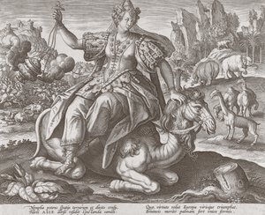 Asia da Le Quattro Continenti, pub. c1588-89